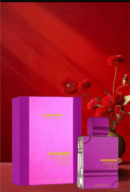 Al Haramain Amber Oud Ultra Violet Women's perfume spray, 2.0 oz., floral wood musk, oak, patchouli and musk